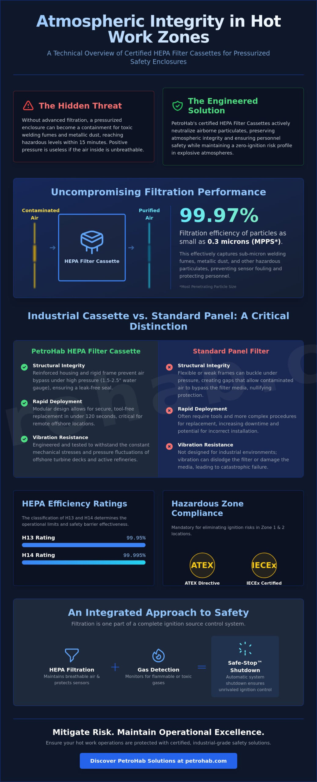 HEPA Filter Cassettes for Hazardous Environments: A Technical Guide to HWSE Air Integrity