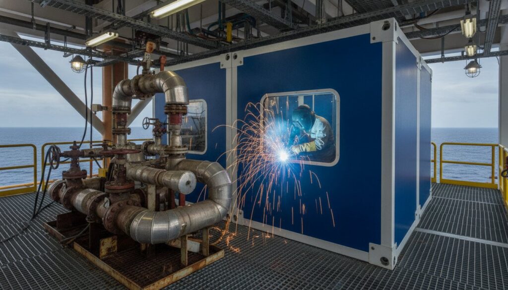 Preventing Welding Fires on Oil Rigs: Advanced Containment and Detection Strategies