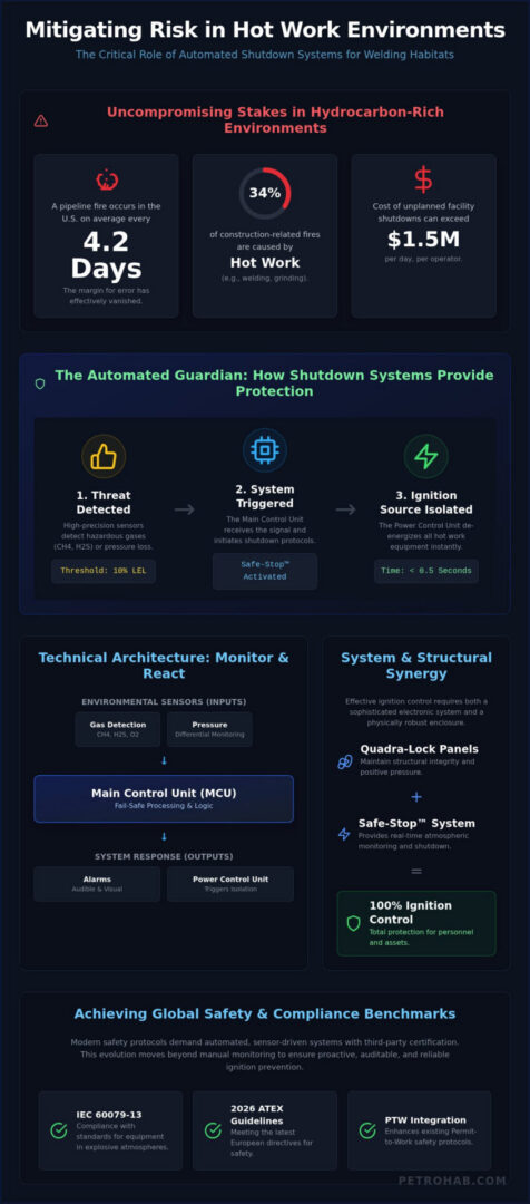 Automatic Shutdown Systems for Welding Habitats: The 2026 Safety Standard