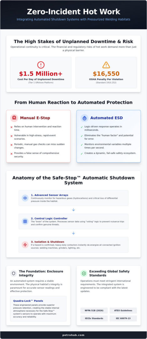 Integrating Shutdown Systems with Welding Habitats: The 2026 Engineering Guide