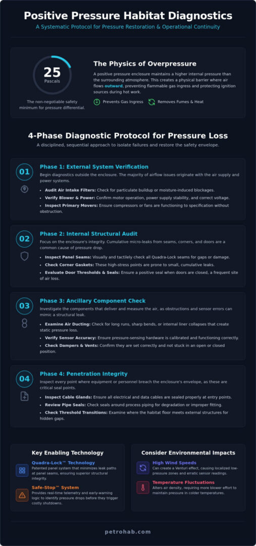 Positive Pressure Habitat Troubleshooting: A Technical Guide to HWSE Integrity