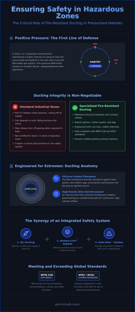 Fire-Resistant Air Ducting: Ensuring Positive Pressure in Hazardous Zones