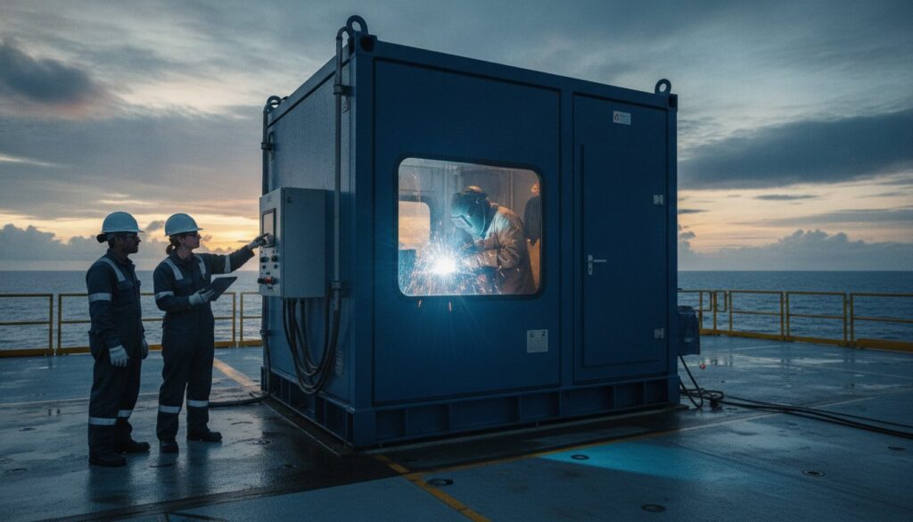 Welding Enclosure for Offshore Platform: The 2026 Safety & Compliance Guide