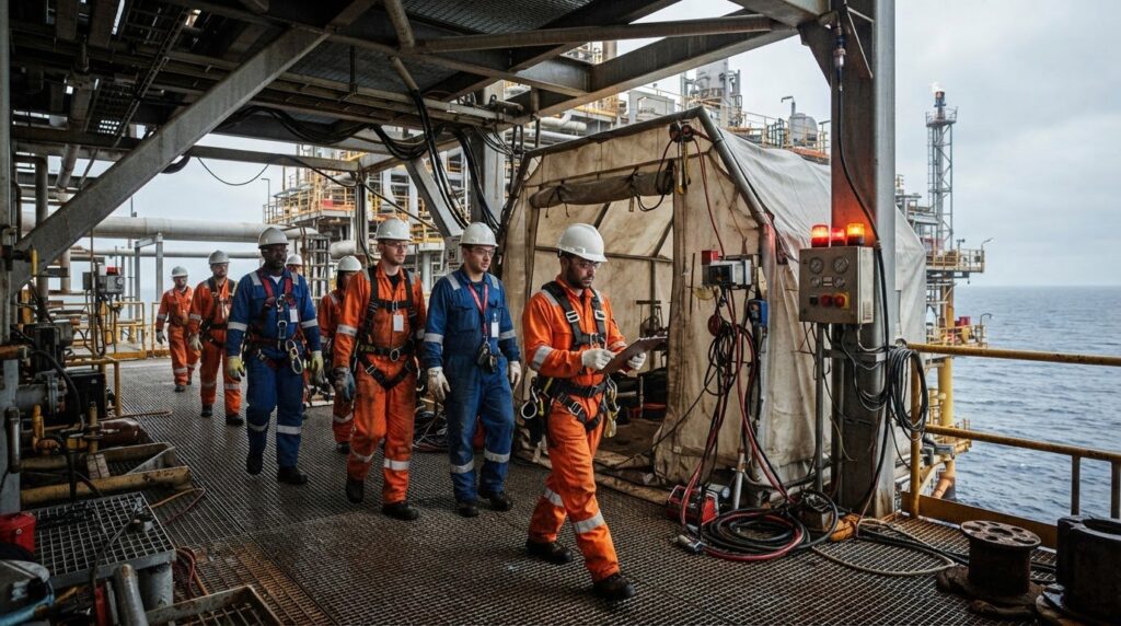 LNG Habitat Gas Alarm: Hot Work Response Guide