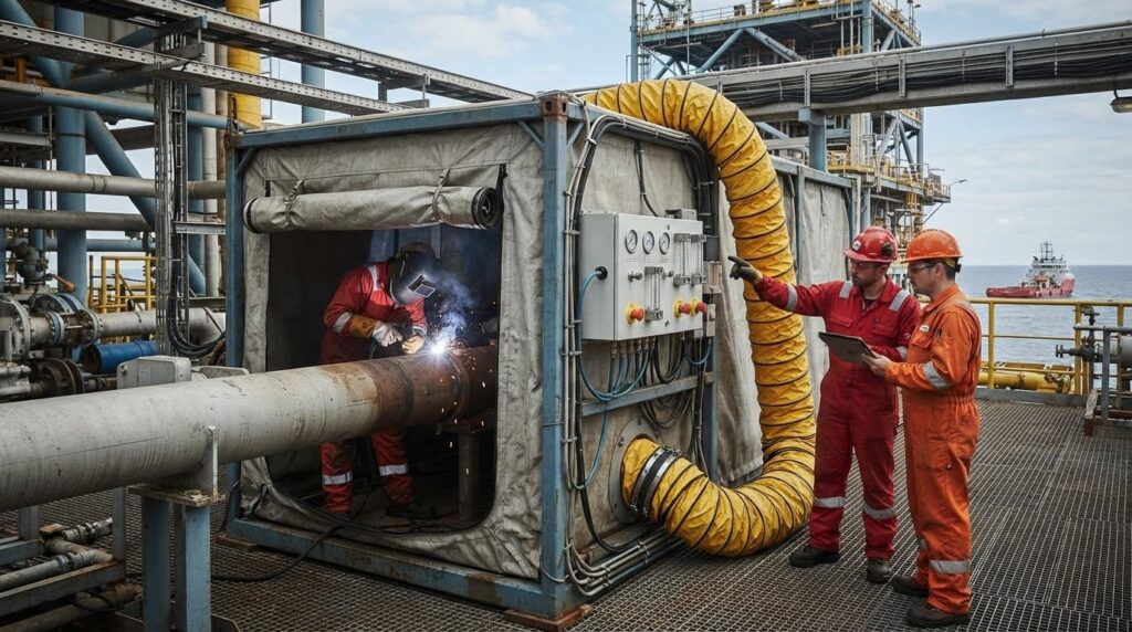 Pressurized Habitat Ventilation Systems: How Airflow Supports Hot Work Safety