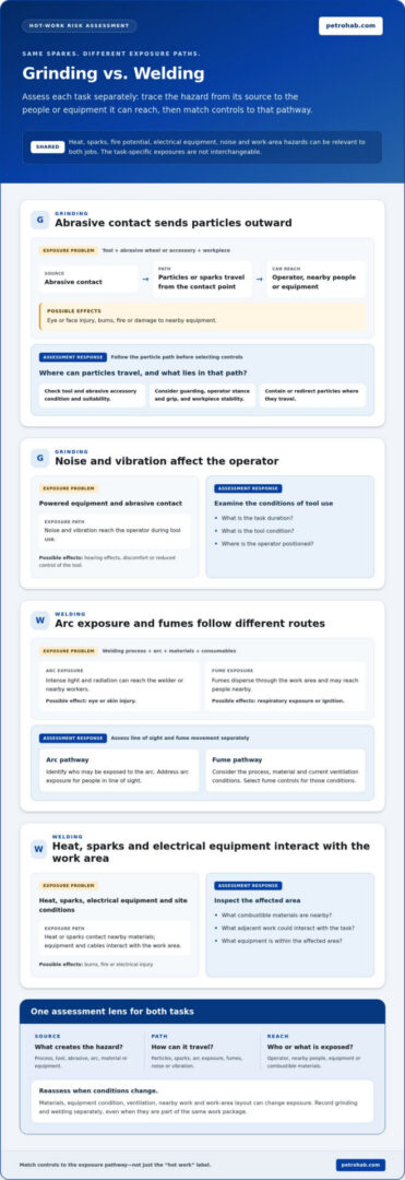 Risk Assessment for Grinding vs. Welding: A Practical Comparison